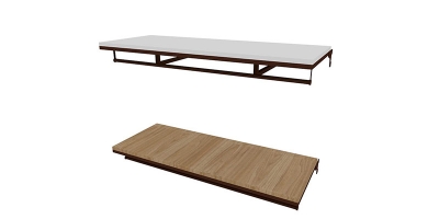 Prateleira Reta com Pendurador PRPa